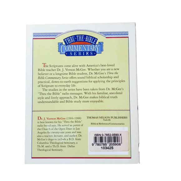 Zephaniah / Haggai: The Prophets Commentary (Thru the Bible) by J V McGee Book - Picture 4 of 4